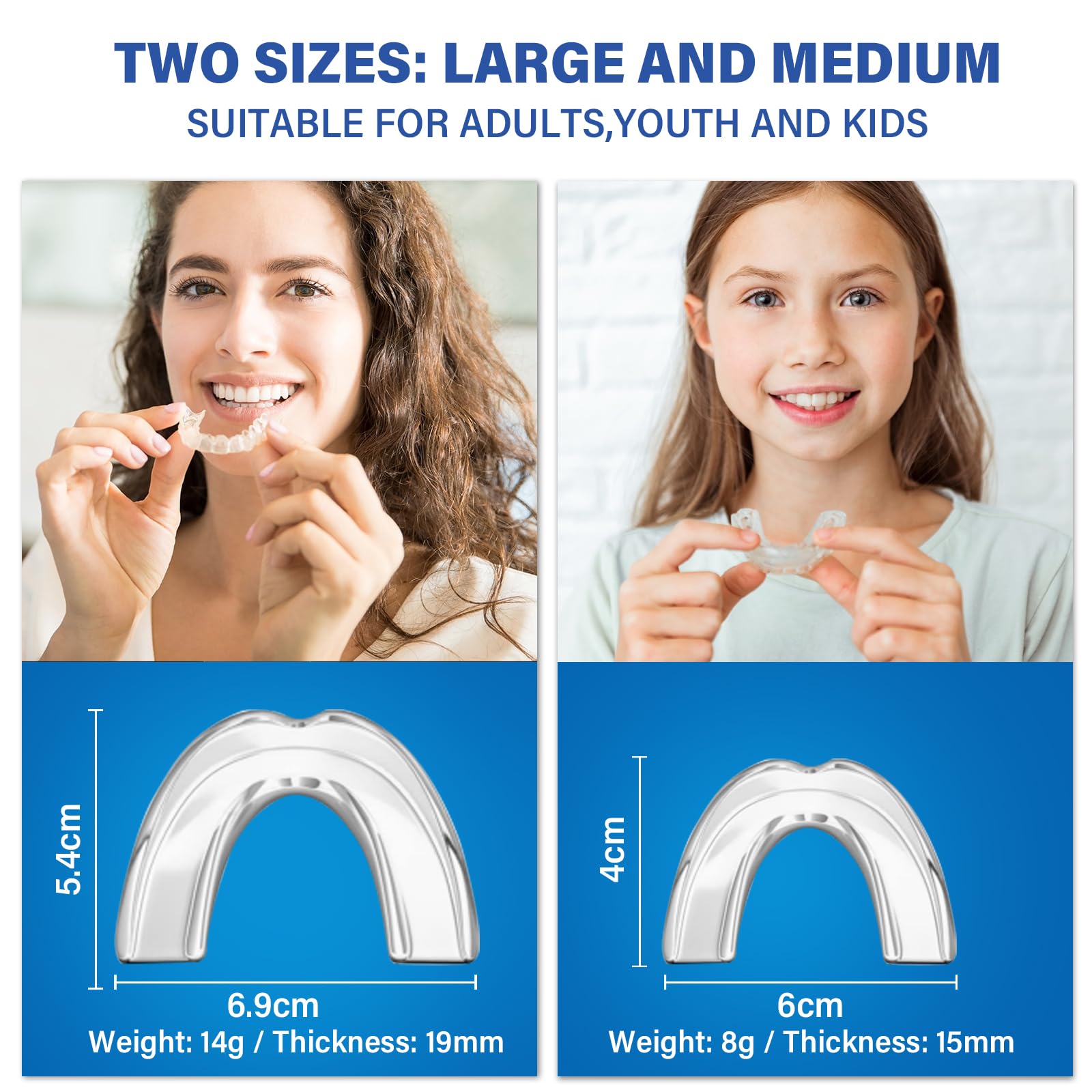 Foto 7 pulgar | Protector Bucal Crislan Para Rechinar Los Dientes Por La Noche (4 Piezas) - Venta Internacional.