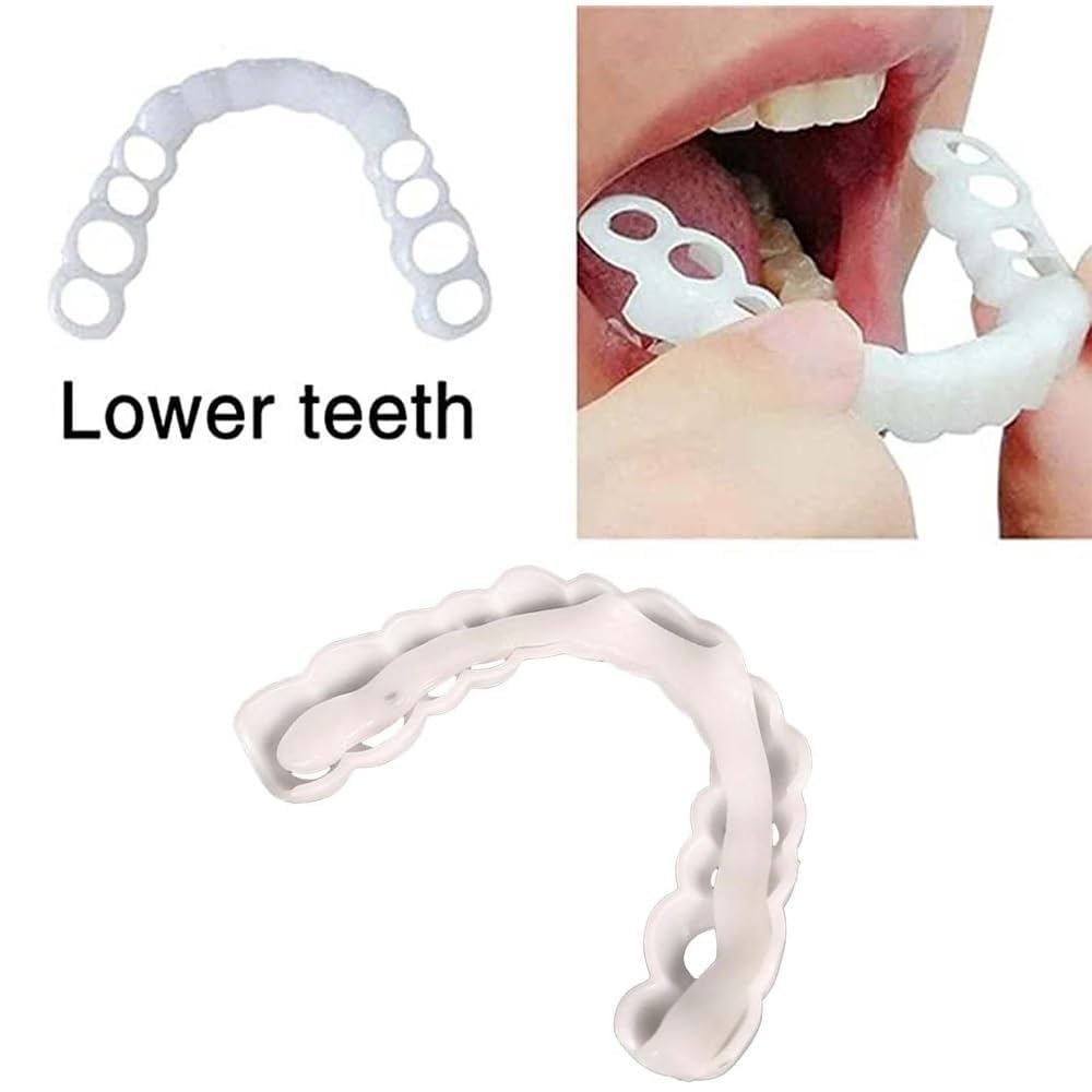 Foto 6 pulgar | Dos Pares De Dentaduras Ajustables Para Hombres Y Mujeres - Venta Internacional.