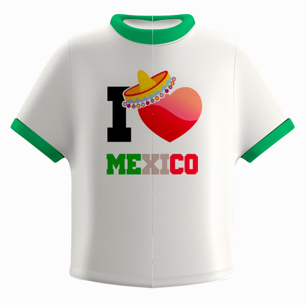 Portacepillos Flipper Camiseta I Love Mexico $199