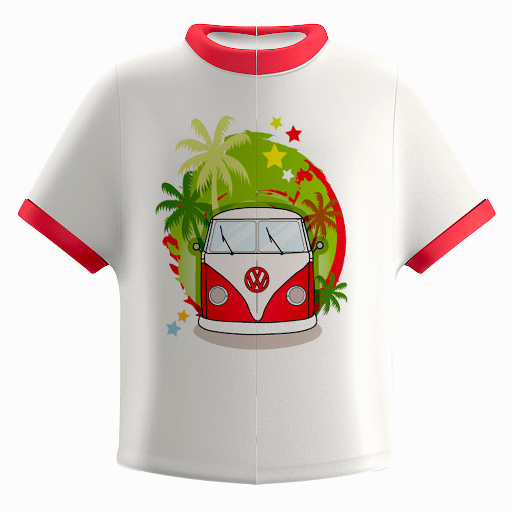 Portacepillos Flipper Camiseta Combi color Rojo