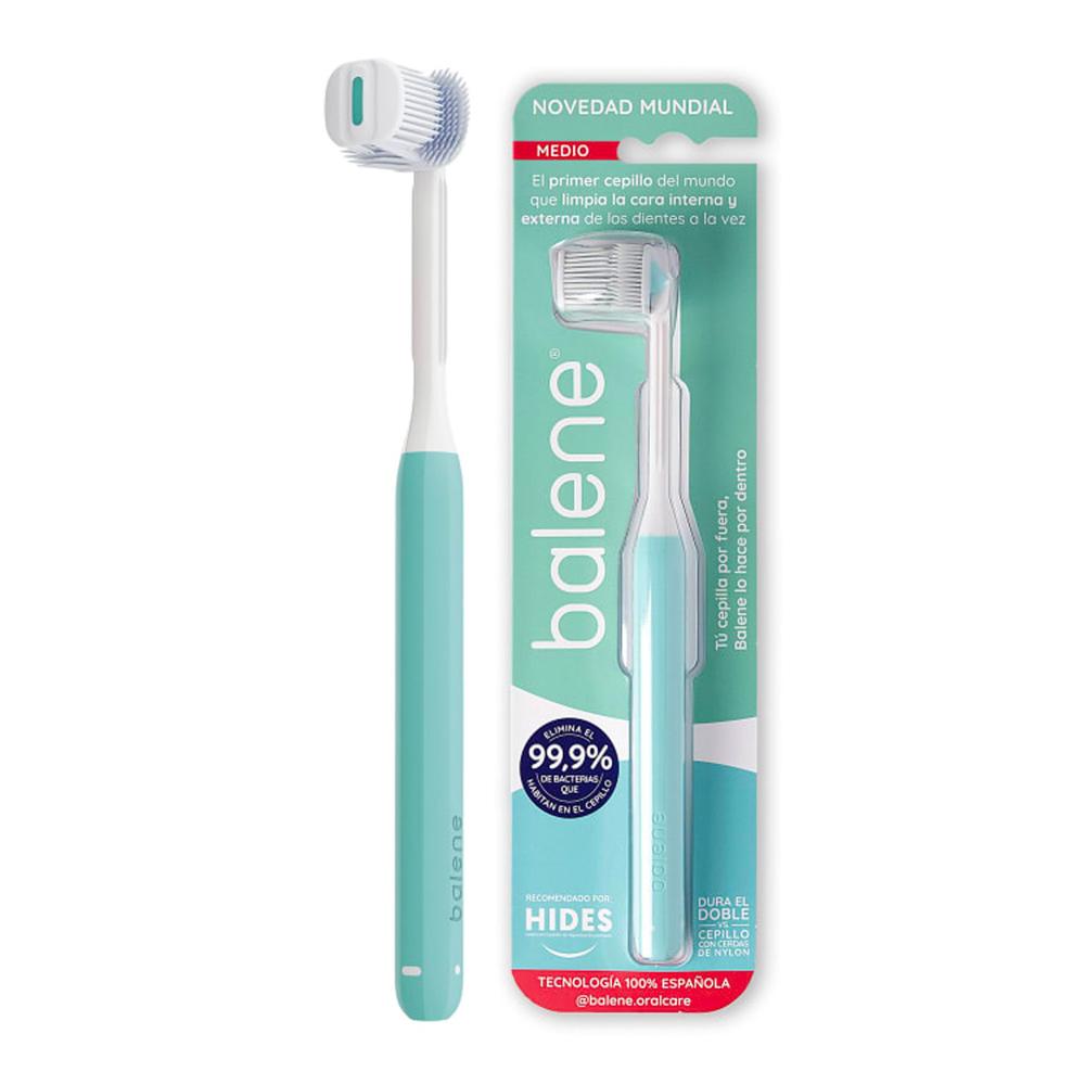 Cepillo Dental Balene Medio Aguamarina 1 Pieza