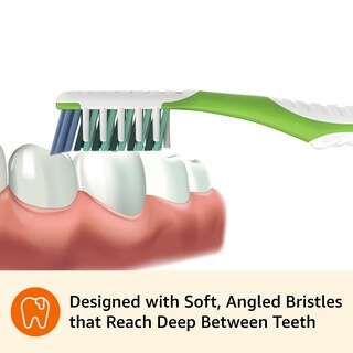 Foto 4 | Cepillo De Dientes Amazon Basics Multipro Soft, 4 Unidades, Paquete De 1 - Venta Internacional.
