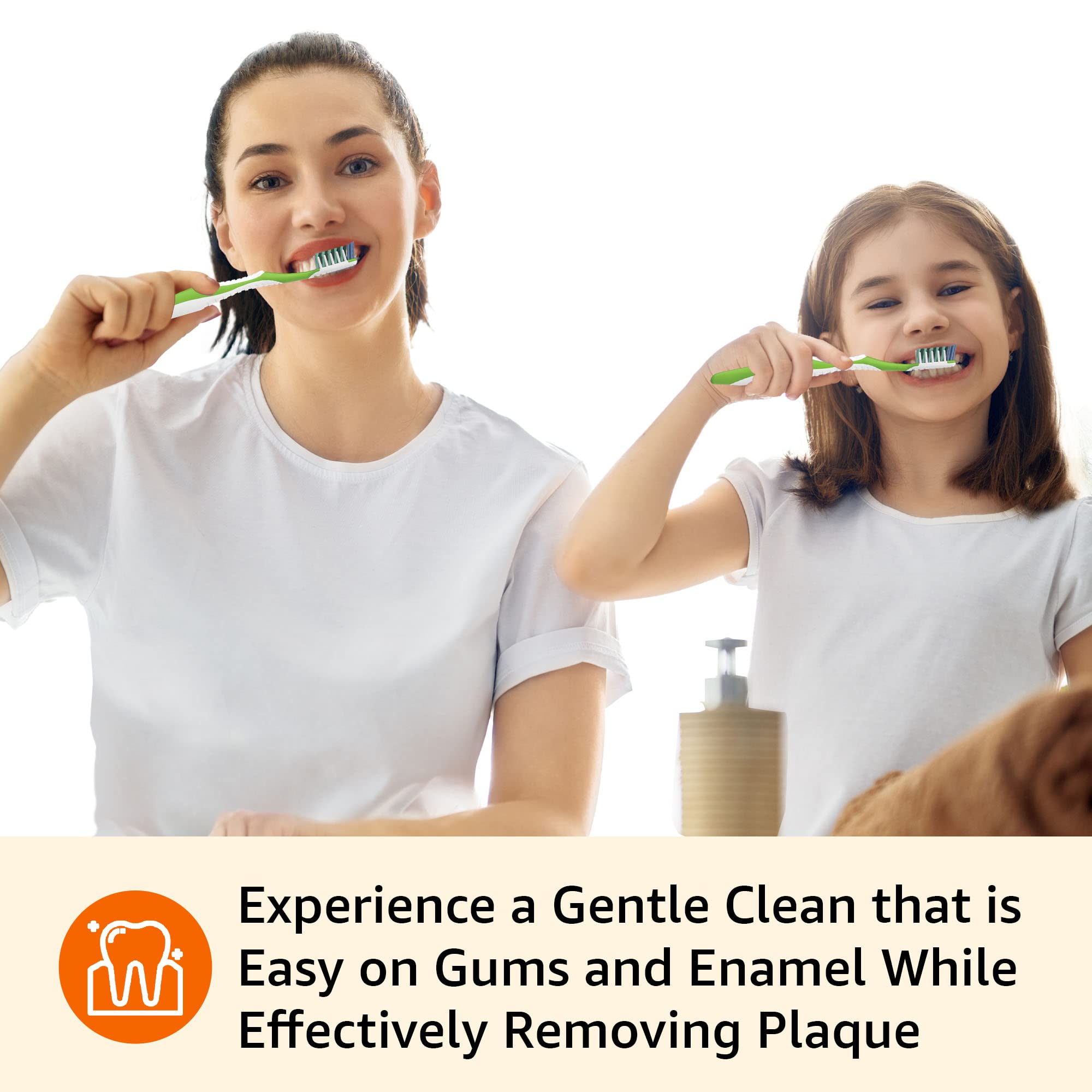 Foto 5 | Cepillo De Dientes Amazon Basics Multipro Soft, 4 Unidades, Paquete De 1 - Venta Internacional.