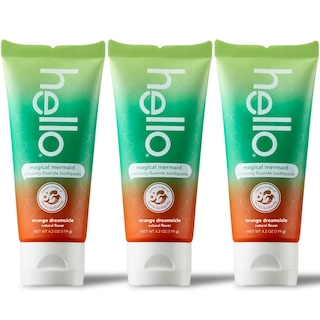 Foto 1 | Pasta De Dientes Hello Mermaid Orange Dreamsicle Kids 125 Ml, Paquete De 3 - Venta Internacional.
