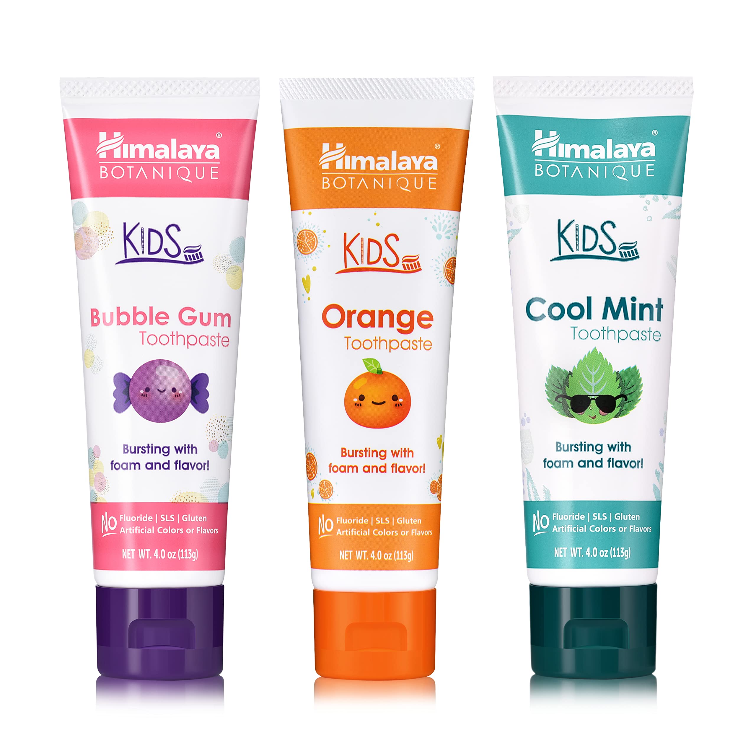 Foto 2 pulgar | Pasta De Dientes Himalaya Botanique Kids Herbal Cool Mint 120 Ml, Paquete De 3 - Venta Internacional.