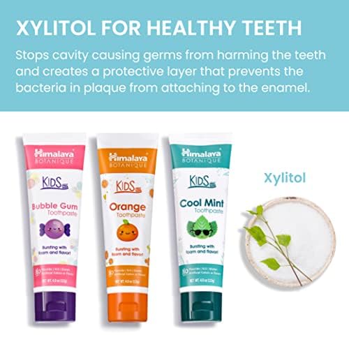 Foto 4 pulgar | Pasta De Dientes Himalaya Botanique Kids Herbal Cool Mint 120 Ml, Paquete De 3 - Venta Internacional.
