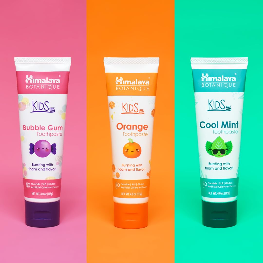 Foto 5 | Pasta De Dientes Himalaya Botanique Kids Herbal Cool Mint 120 Ml, Paquete De 3 - Venta Internacional.