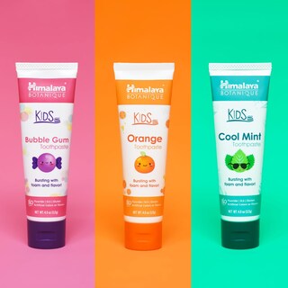 Foto 5 | Pasta De Dientes Himalaya Botanique Kids Herbal Cool Mint 120 Ml, Paquete De 3 - Venta Internacional.