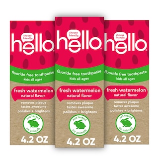 Foto 1 | Pasta De Dientes Hello Natural Watermelon Flavor Baby & Kids - Venta Internacional.