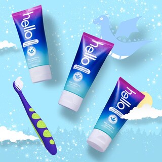 Foto 3 | Pasta De Dientes Hello Variety Fluoride Kids 125 Ml (paquete De 3) - Venta Internacional.