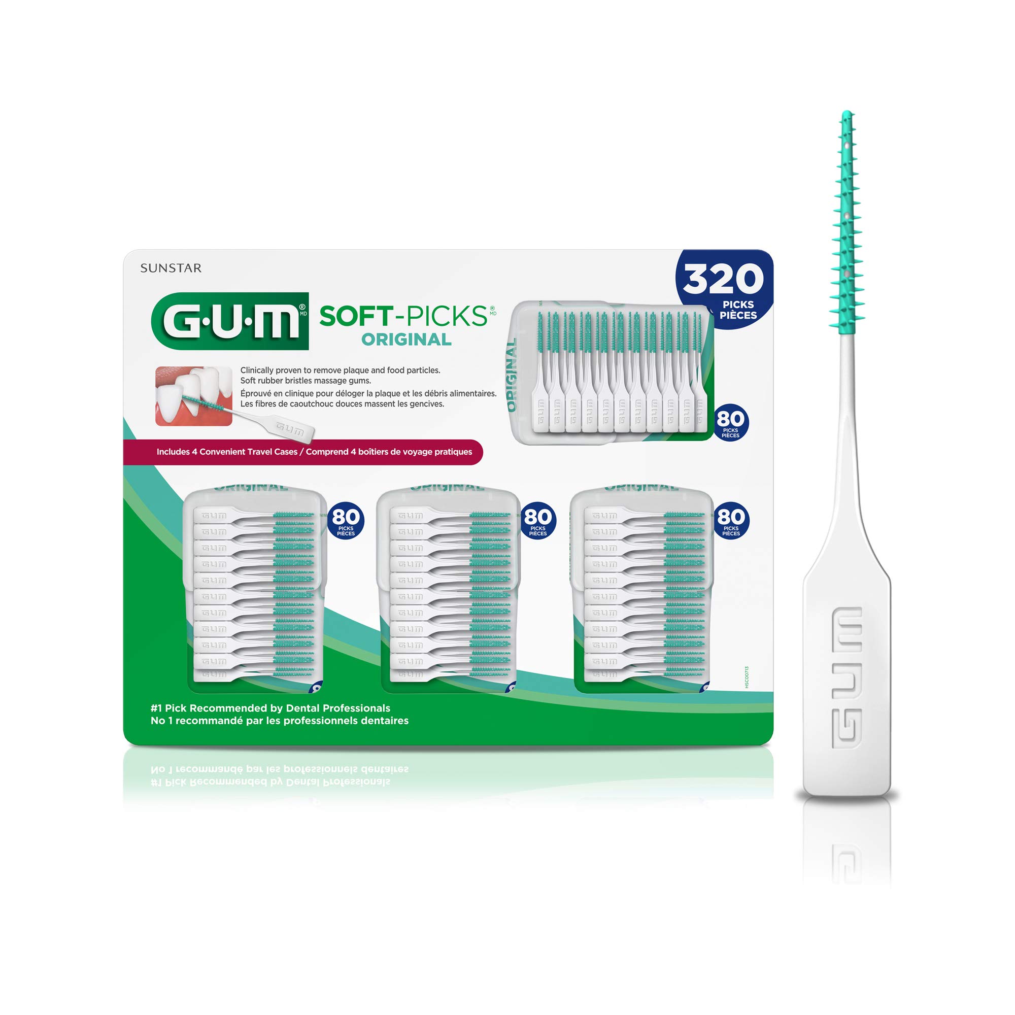Foto 2 pulgar | Palillos Dentales Gum Soft-picks Originales, 320 Unidades - Venta Internacional.