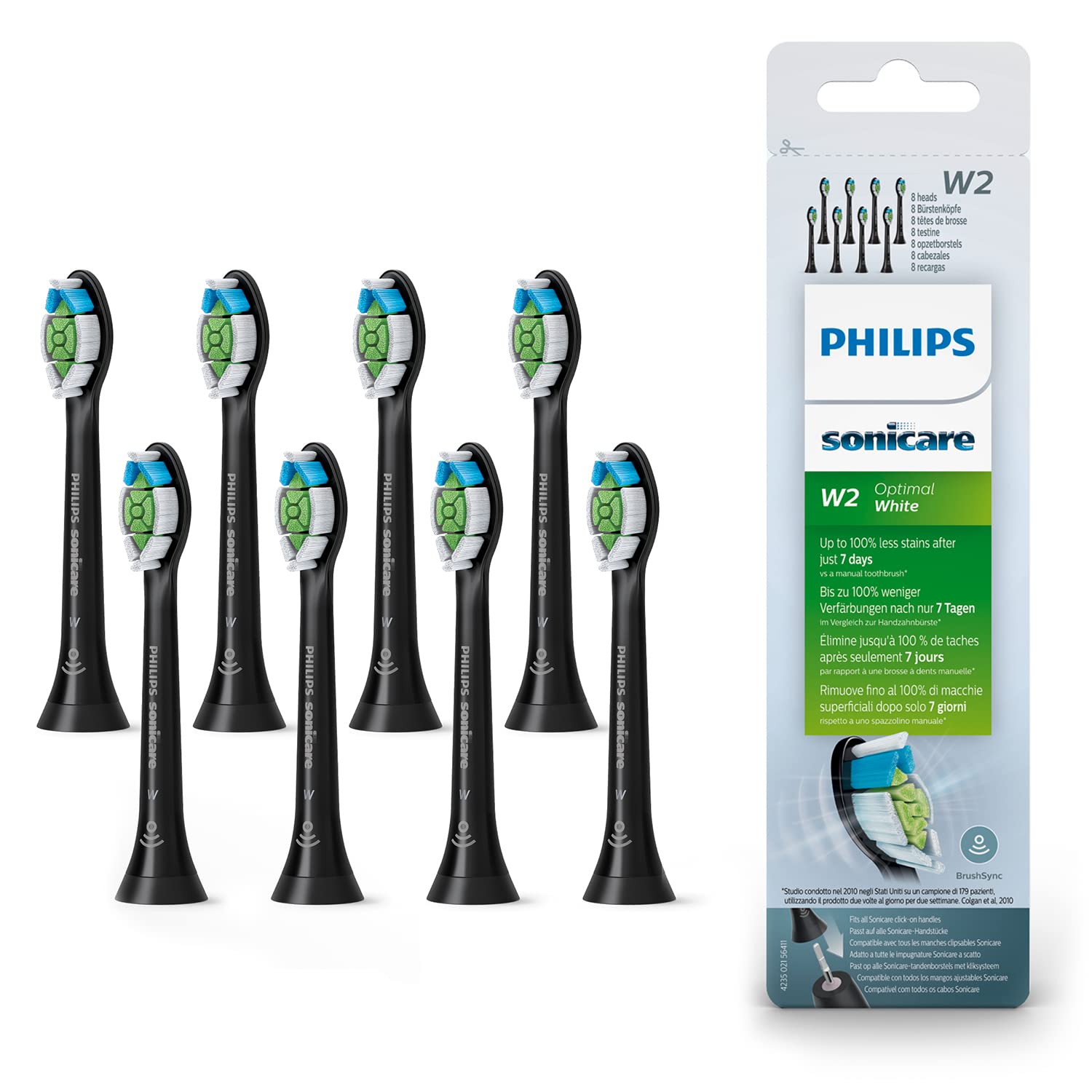 Foto 2 pulgar | Cabezales De Cepillo De Dientes Philips Sonicare Original W2 Optimal White - Venta Internacional.