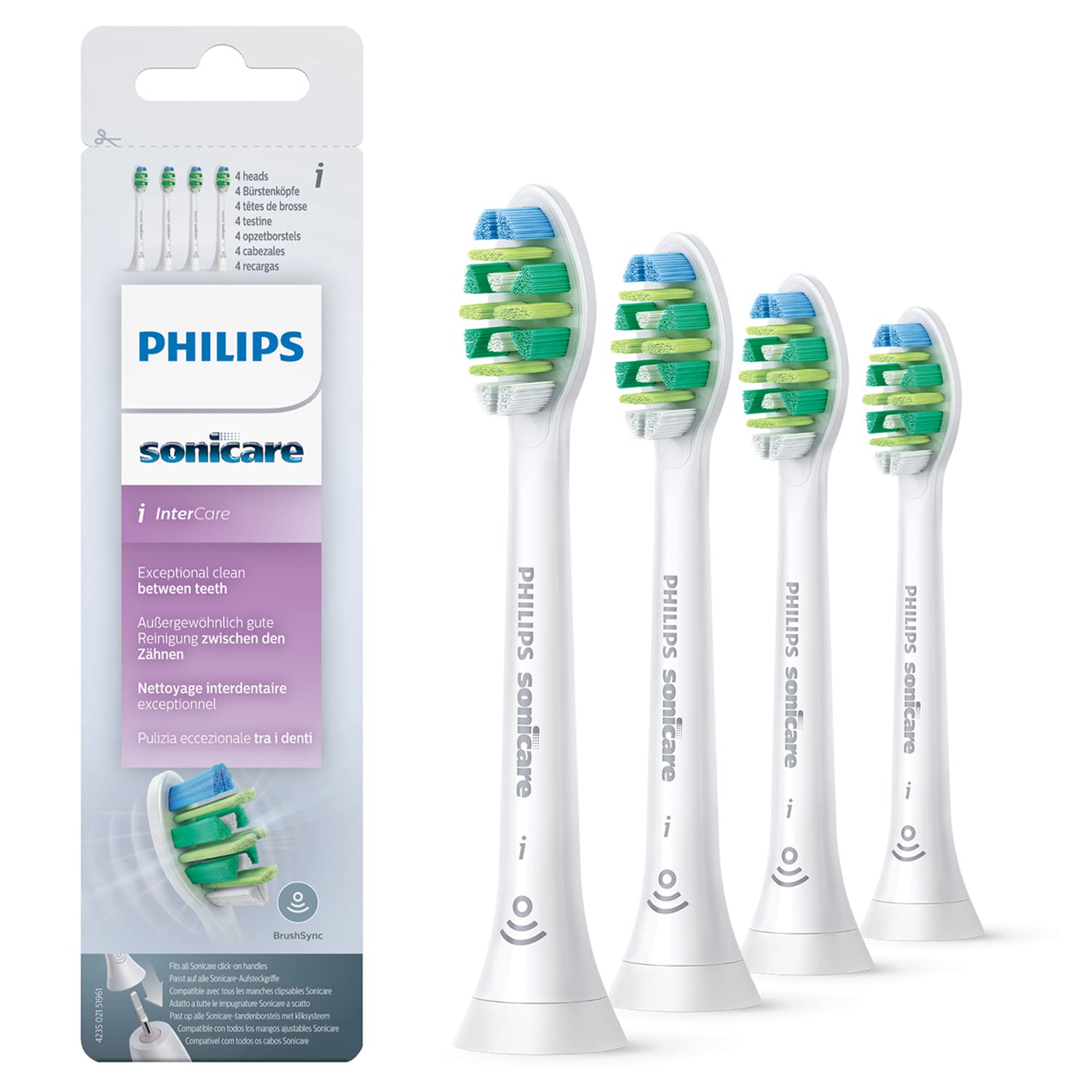 Foto 2 pulgar | Paquete De 4 Cabezales De Cepillado Philips Sonicare Intercare - Venta Internacional.