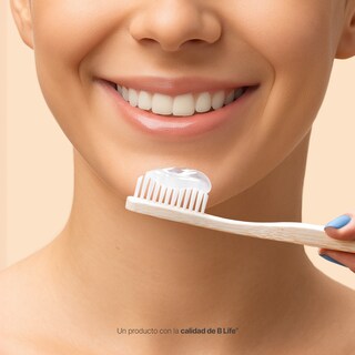Foto 6 | Kit Con 10 Cepillos De Dientes De Bambú Para Adultos Con Cerdas Medias. B Life