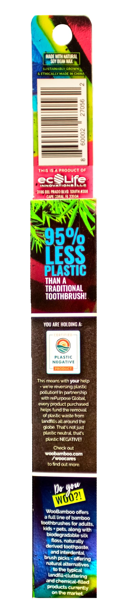 Foto 2 | Cepillo de Dientes Woobamboo! Bambú Supersuave Paquete de 2 para Niños - Venta Internacional