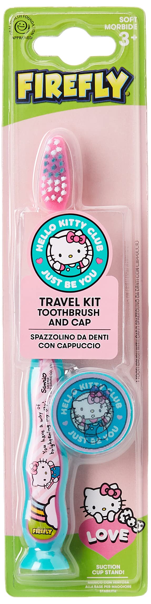 Foto 2 pulgar | Cepillo de Dientes para Viaje Firefly Hello Kitty - Venta Internacional