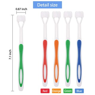 Foto 2 | Cepillo De Dientes Boao Three Sensory Autism Sensory Kids, 4 Piezas - Venta Internacional.