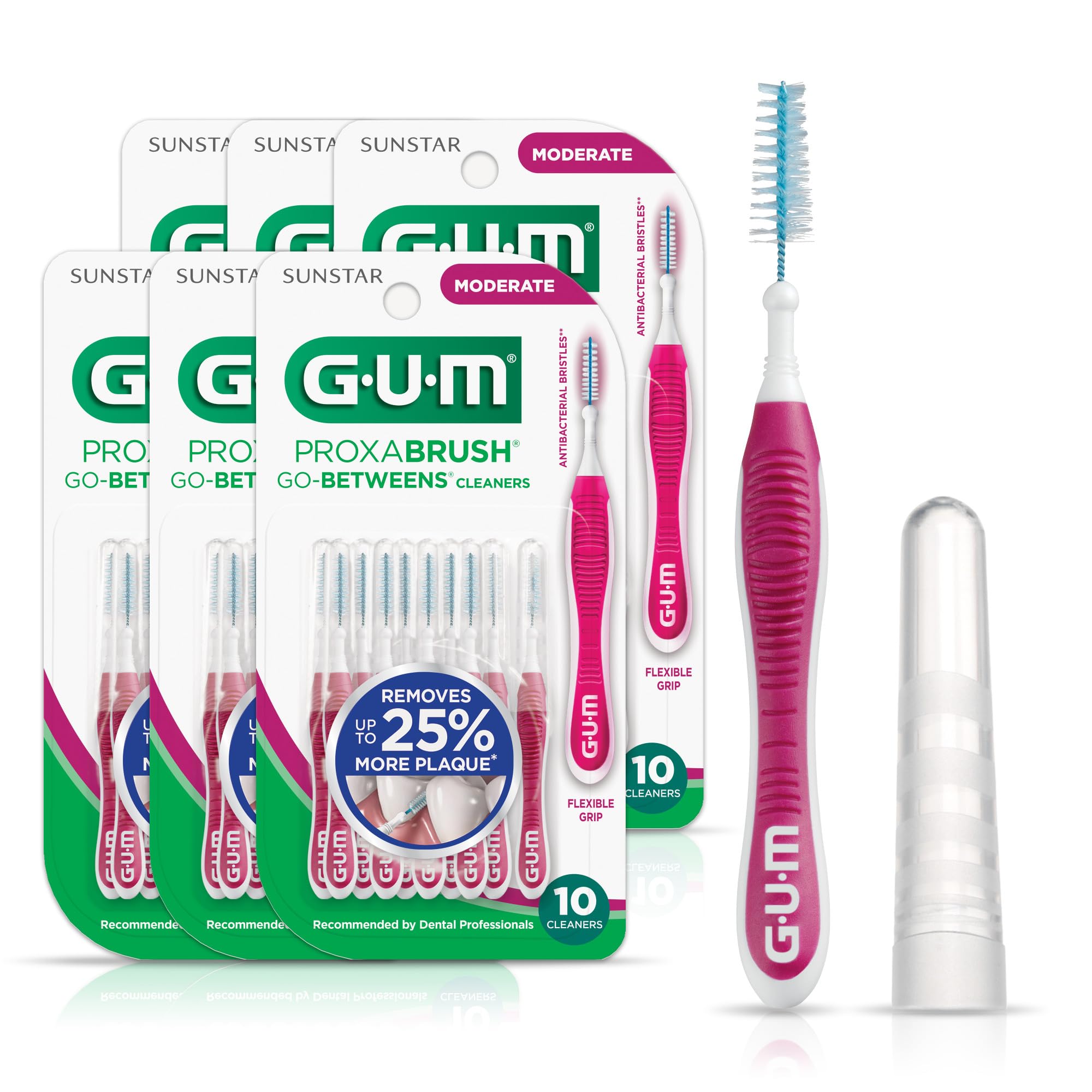 Foto 2 pulgar | Cepillos Interdentales Gum Proxabrush Go-betweens Soft De 10 Unidades X 6 - Venta Internacional.