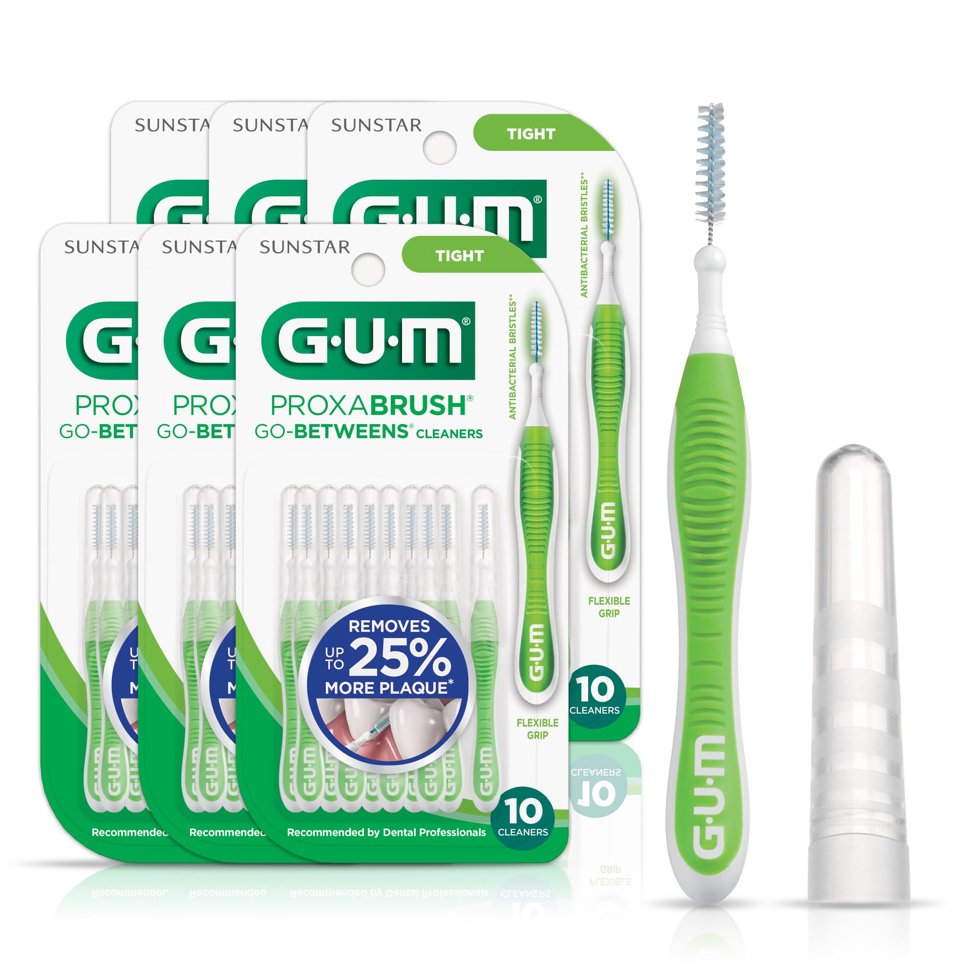 Foto 2 pulgar | Cepillos Interdentales Gum Proxabrush Go-betweens Tight, 10 Unidades - Venta Internacional.