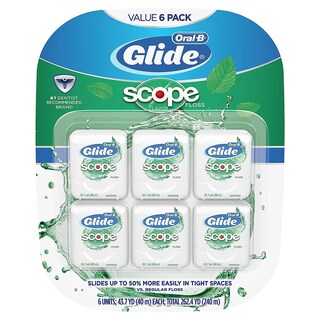 Foto 1 | Hilo Dental Oral-b Glide Scope Flavor 40 M (paquete De 6) - Venta Internacional.