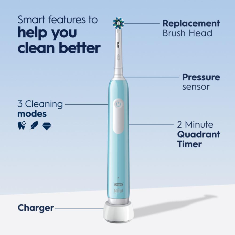 Foto 4 | Cepillo De Dientes Eléctrico Oral-b Pro 1000 Crossaction Green - Venta Internacional.