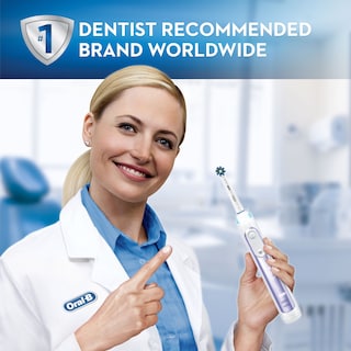 Foto 4 | Cepillo De Dientes Eléctrico Oral-b 7500 Orchid Purple Con 4 Cabezales - Venta Internacional.
