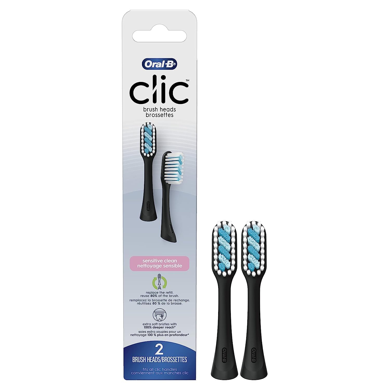 Foto 3 pulgar | Cabezales De Repuesto Para Cepillos De Dientes Oral-b Clic Sensitive X6 - Venta Internacional.