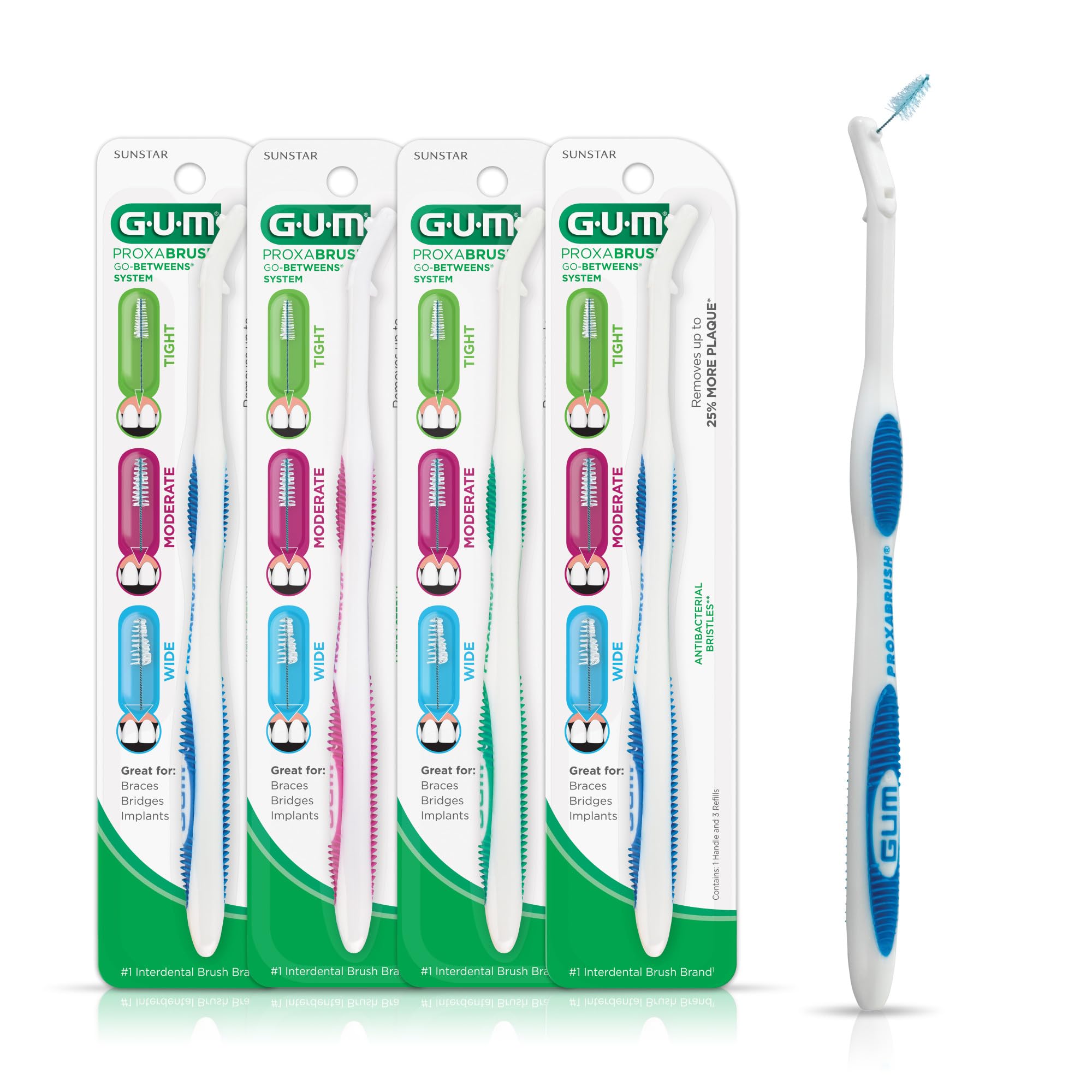 Recambios De Mango Permanente Floss Picks Gum Proxabrush (paquete De 4) - Venta Internacional. $615