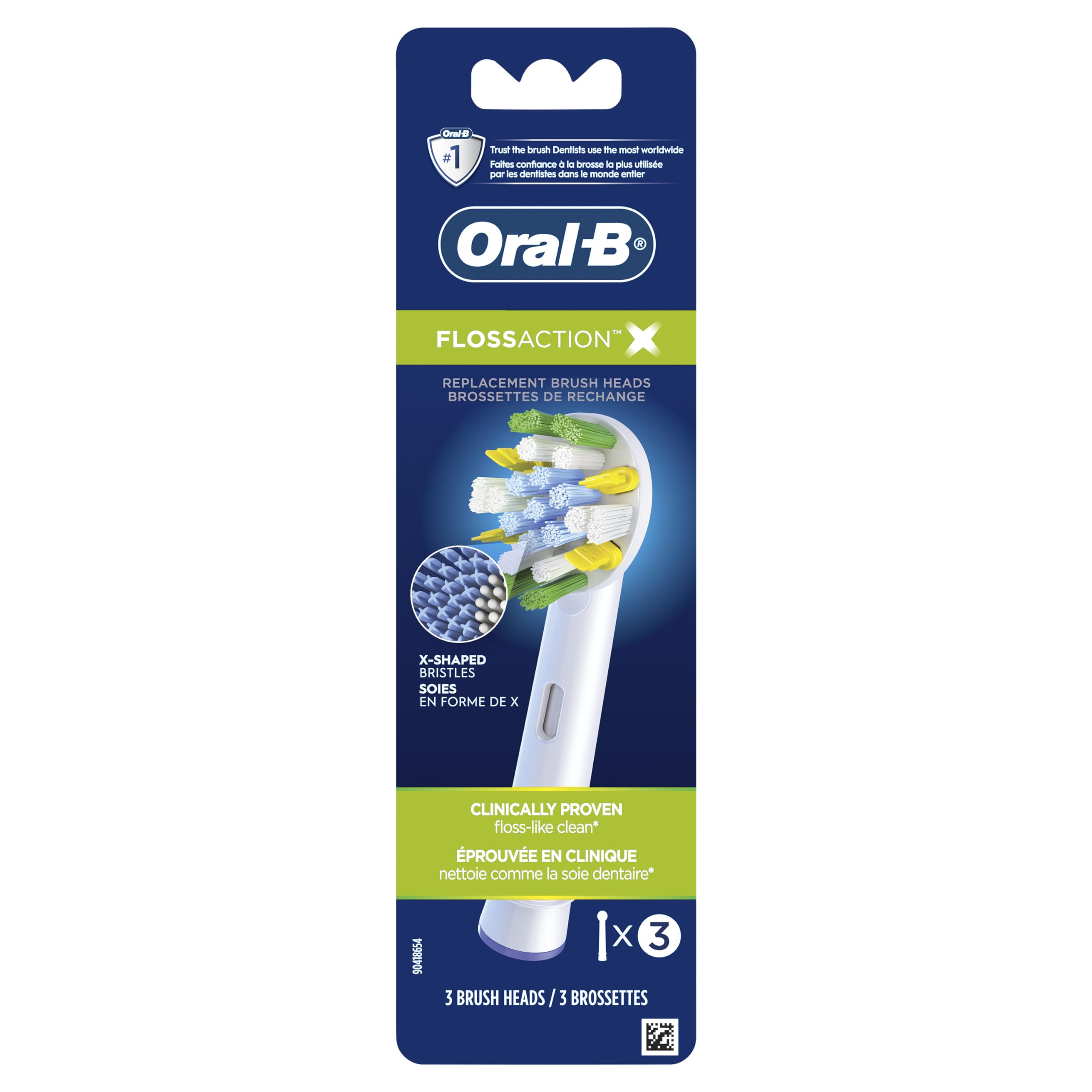 Foto 1 | Cabezales De Cepillo De Dientes Eléctricos De Repuesto Oral-b Floss Action, 3 Unidades - Venta Internacional.