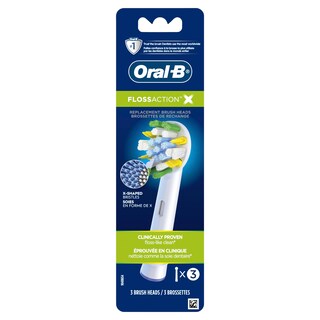 Foto 1 | Cabezales De Cepillo De Dientes Eléctricos De Repuesto Oral-b Floss Action, 3 Unidades - Venta Internacional.