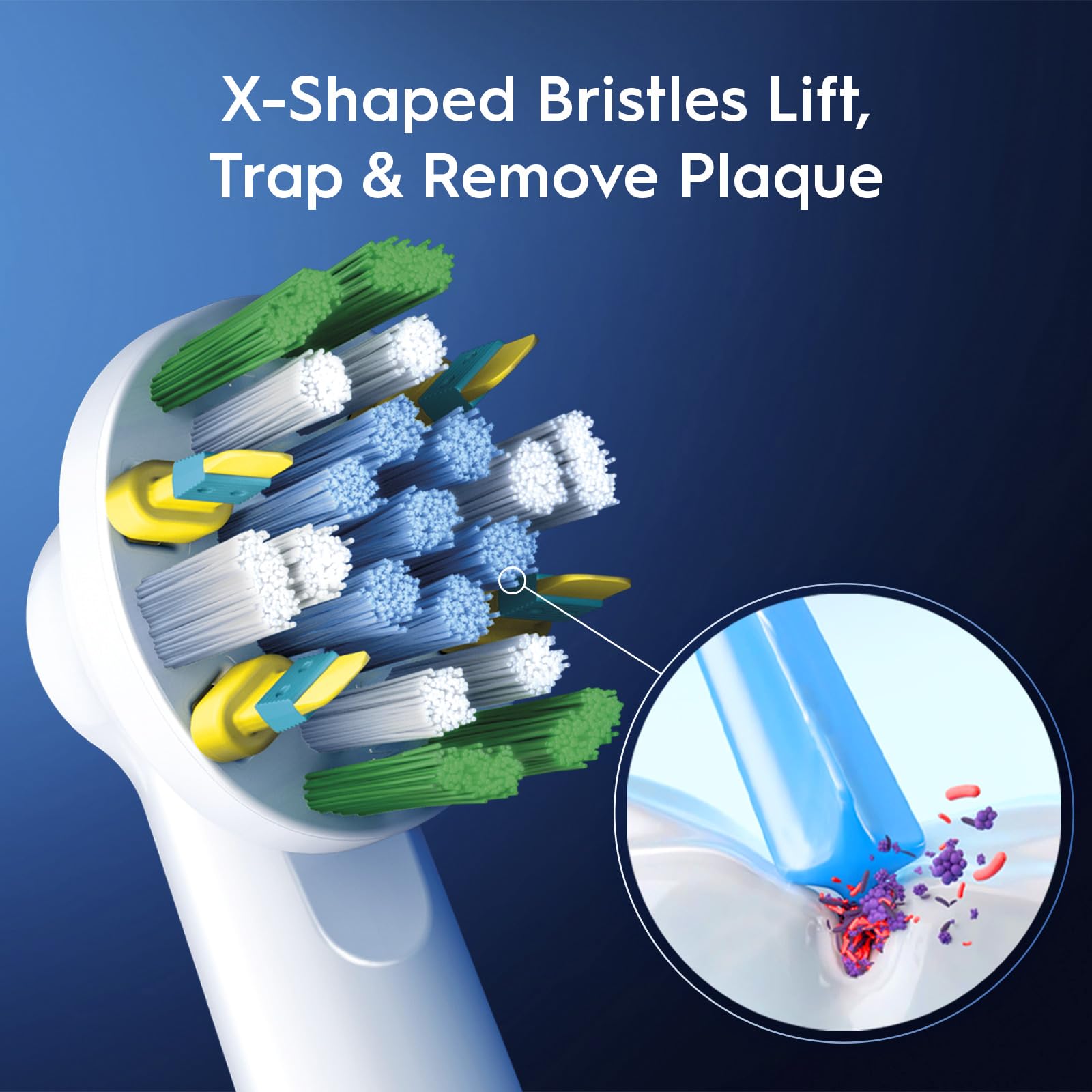 Foto 4 | Cabezales De Cepillo De Dientes Eléctricos De Repuesto Oral-b Floss Action, 3 Unidades - Venta Internacional.