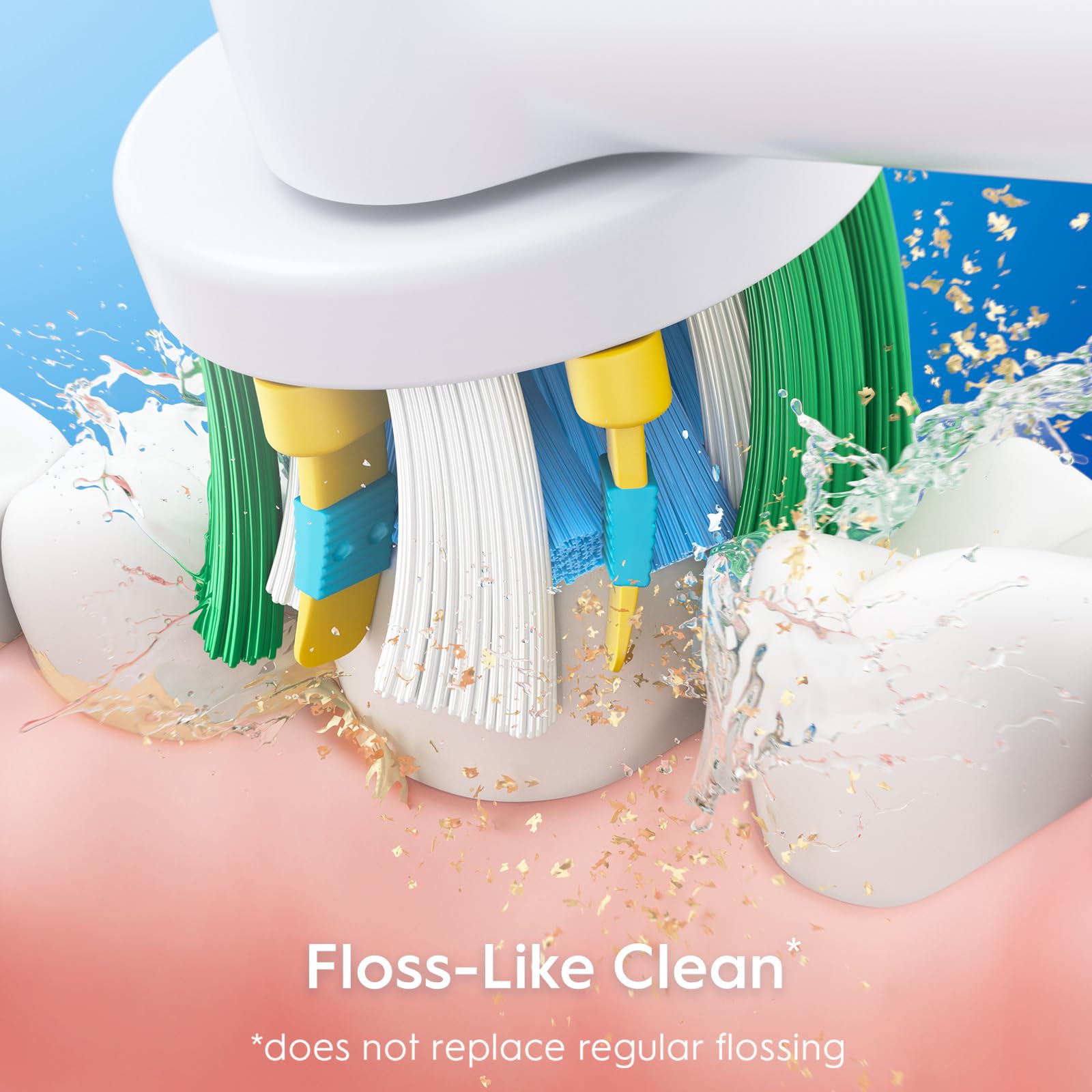 Foto 5 | Cabezales De Cepillo De Dientes Eléctricos De Repuesto Oral-b Floss Action, 3 Unidades - Venta Internacional.