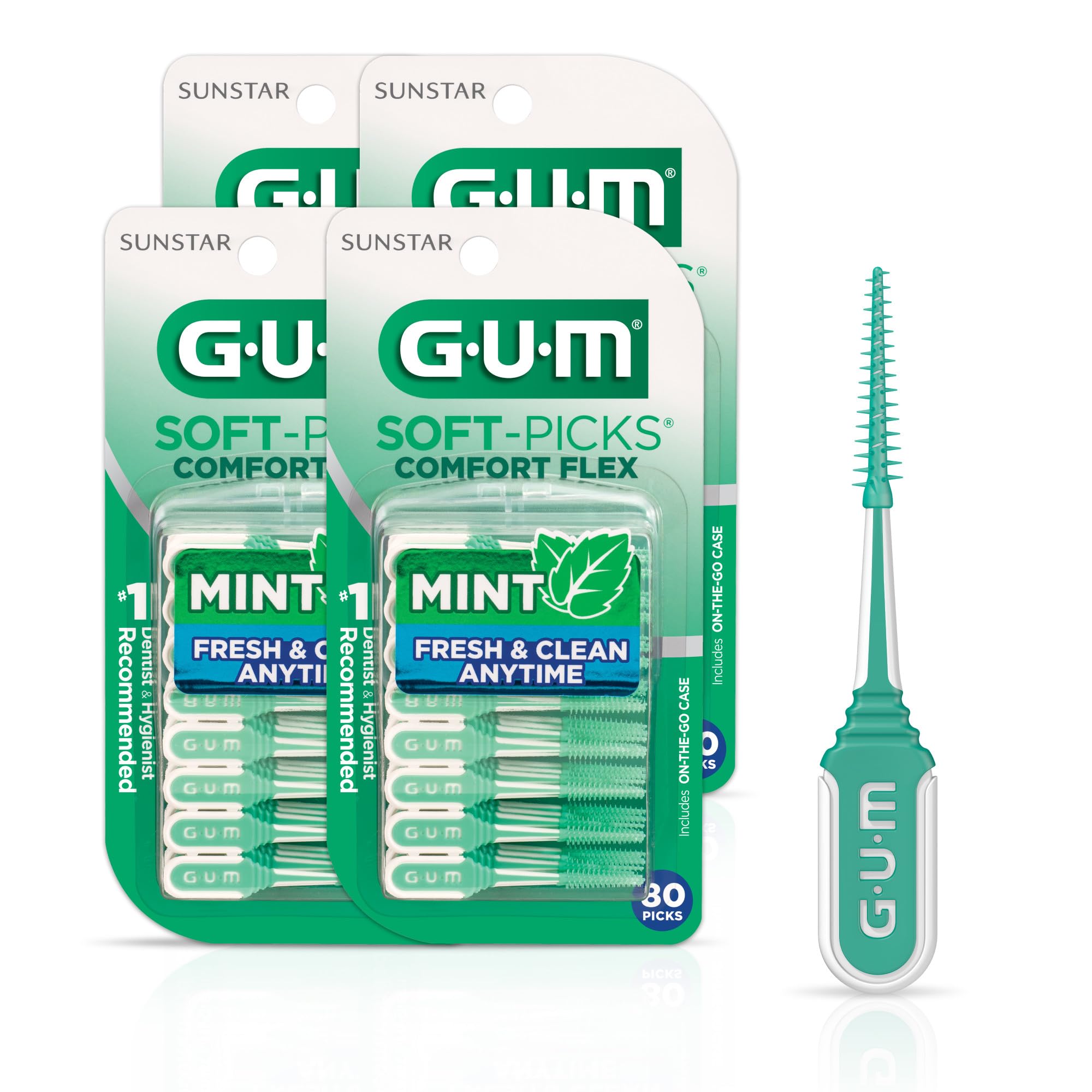 Foto 1 | Dental Picks Gum Soft-picks Comfort Flex - Limpiador De Dientes (80 Unidades) - Venta Internacional.