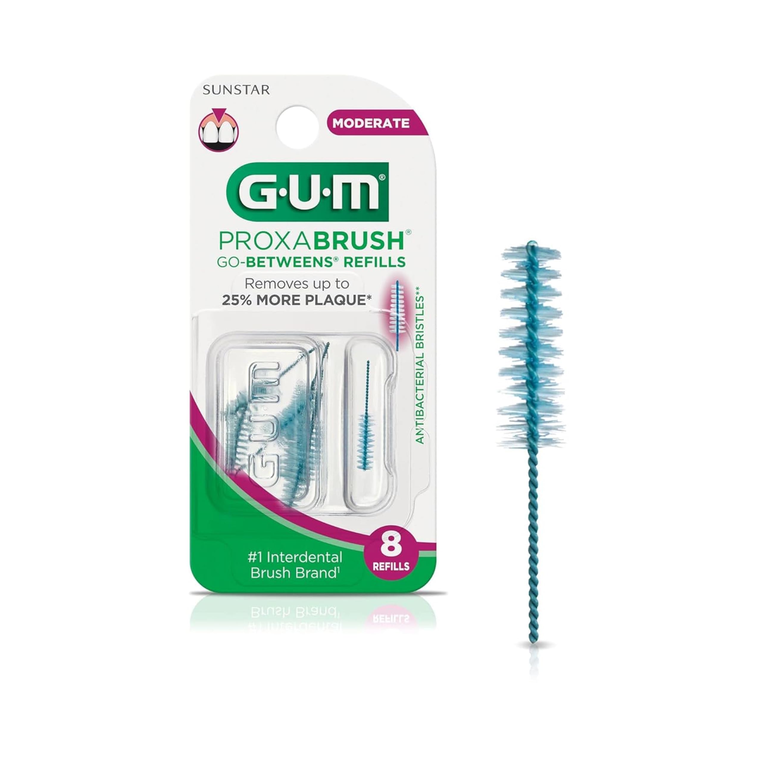 Recargas Proxabrush Gum Go-betweens Proxabrush Moderate 8 Unidades - Venta Internacional.