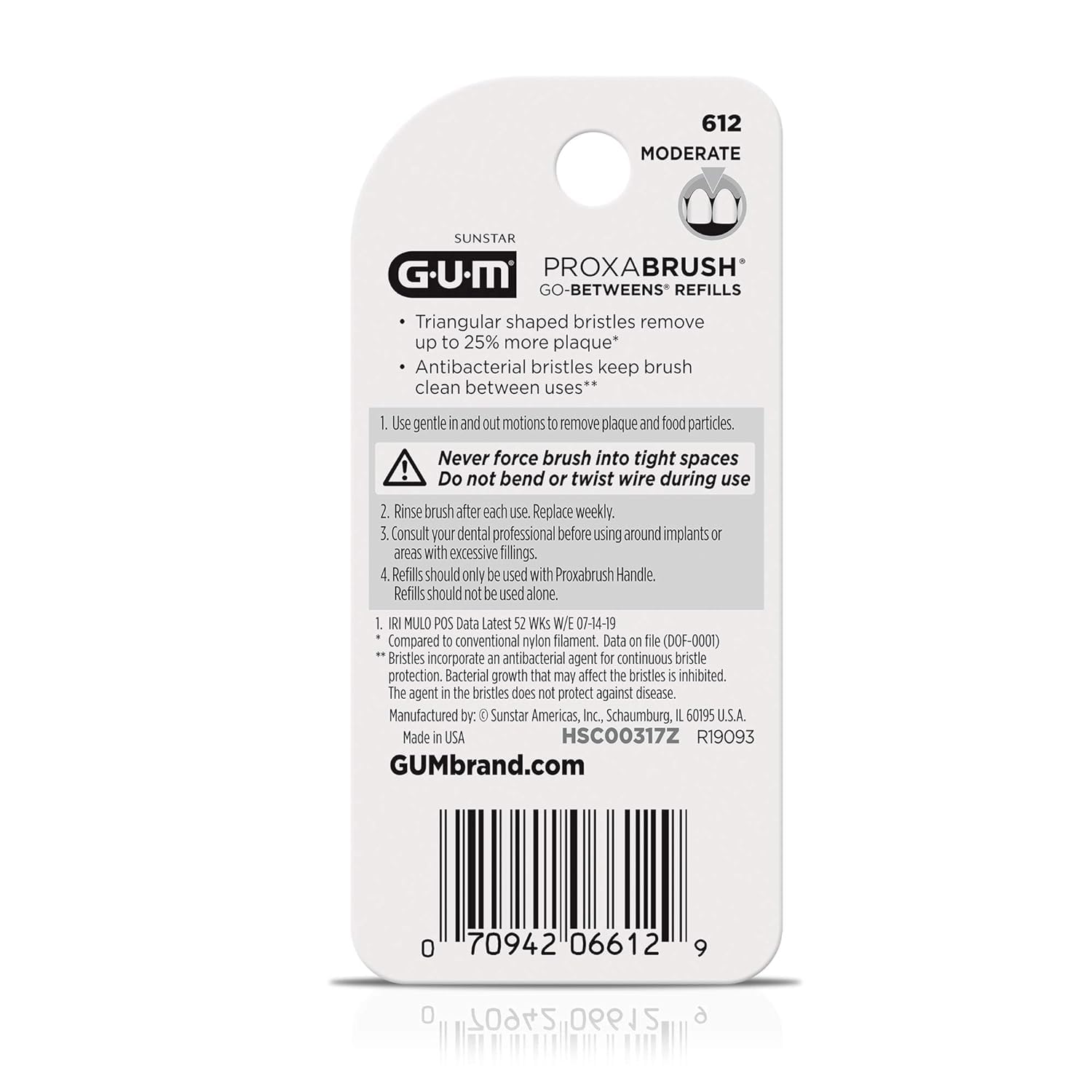Foto 2 | Recargas Proxabrush Gum Go-betweens Proxabrush Moderate 8 Unidades - Venta Internacional.