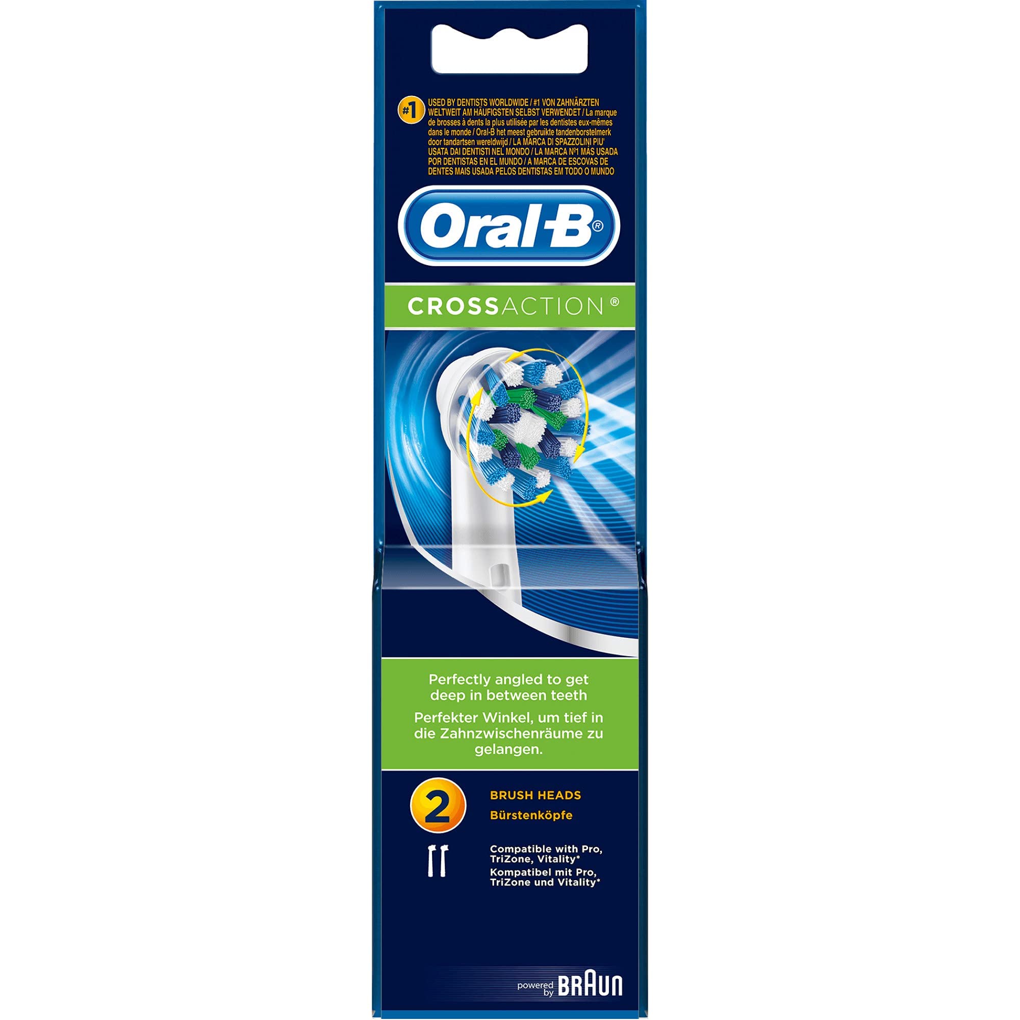 Foto 4 pulgar | Recambios Para Cepillos De Dientes Oral B Cross Action - Venta Internacional.