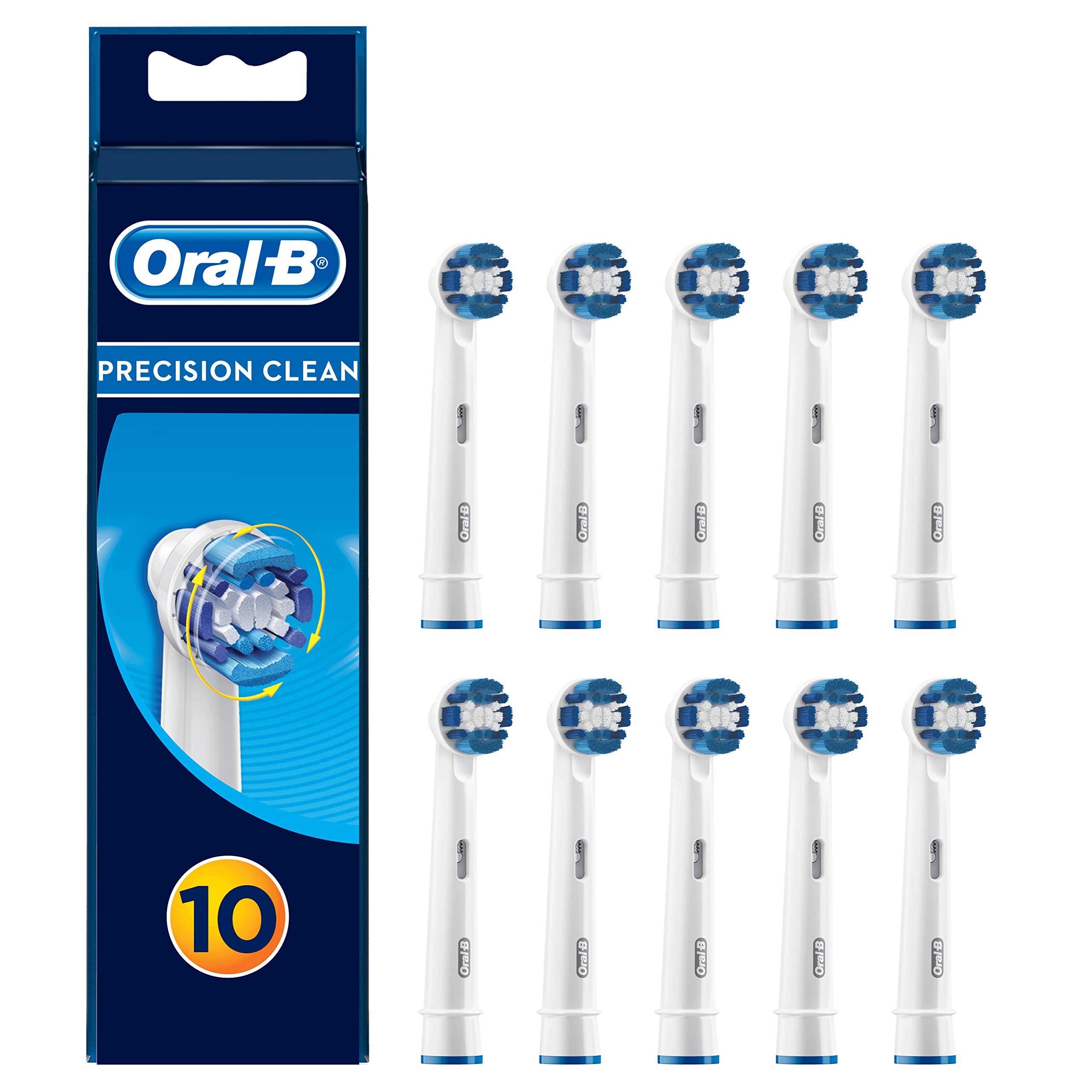 Cabezales De Cepillo Oral-b Precision Clean 8 + 2 Para Cepillo De Dientes - Venta Internacional.