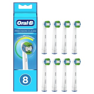 Foto 1 | Cabezales de Cepillo de Dientes Oral-B Braun Precision Clean 8 Piezas - Venta Internacional