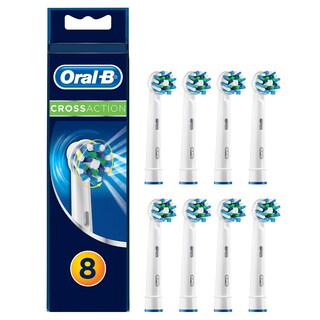 Foto 1 | Cabezales de Cepillo de Dientes Oral-B CrossAction 8 Piezas - Venta Internacional