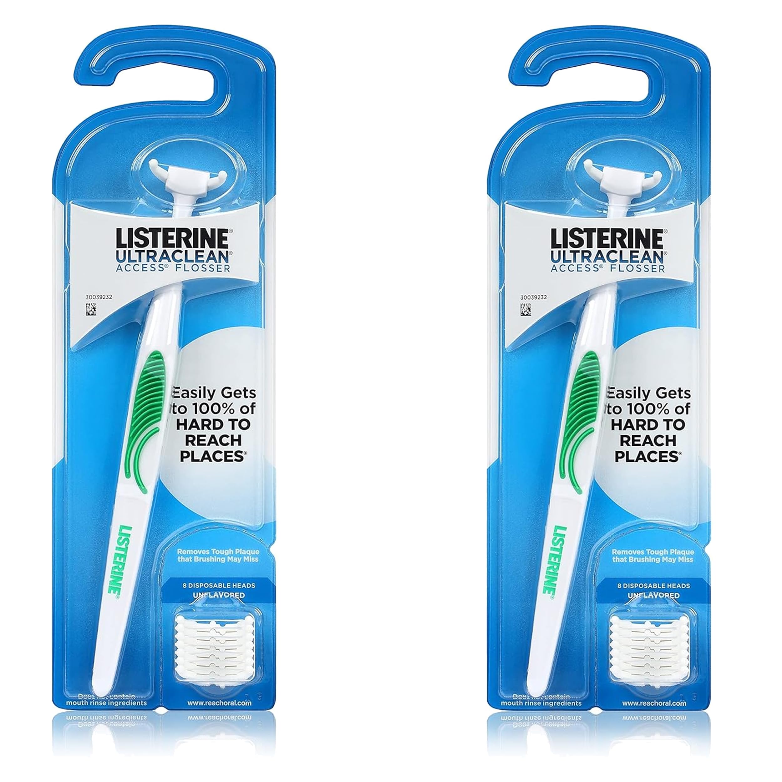 Foto 2 pulgar | Flosser Listerine Ultraclean Access + 8 Cabezales De Recarga (paquete De 2) - Venta Internacional.