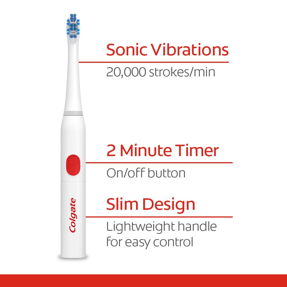 Foto 5 | Cepillo De Dientes Colgate 360 Advanced Sonic Battery Power Soft - Venta Internacional.
