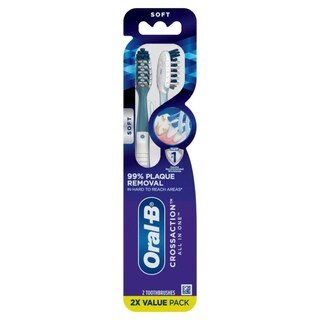 Foto 1 | Cepillo De Dientes Oral-b Crossaction All In One Soft, 2 Unidades - Venta Internacional.
