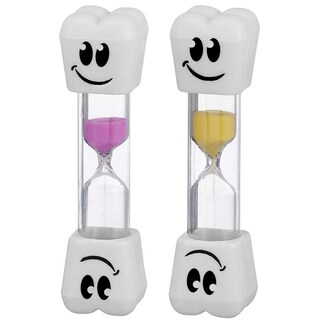 Foto 3 | Sand Timer Smile Tooth, 2 Minutos, Colores Surtidos (paquete De 2) - Venta Internacional.
