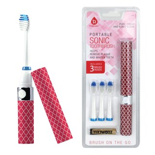 Foto 5 | Cepillo De Dientes Sónico Pursonic Portátil Que Funciona Con Pilas Y 3 Cabezales - Venta Internacional.