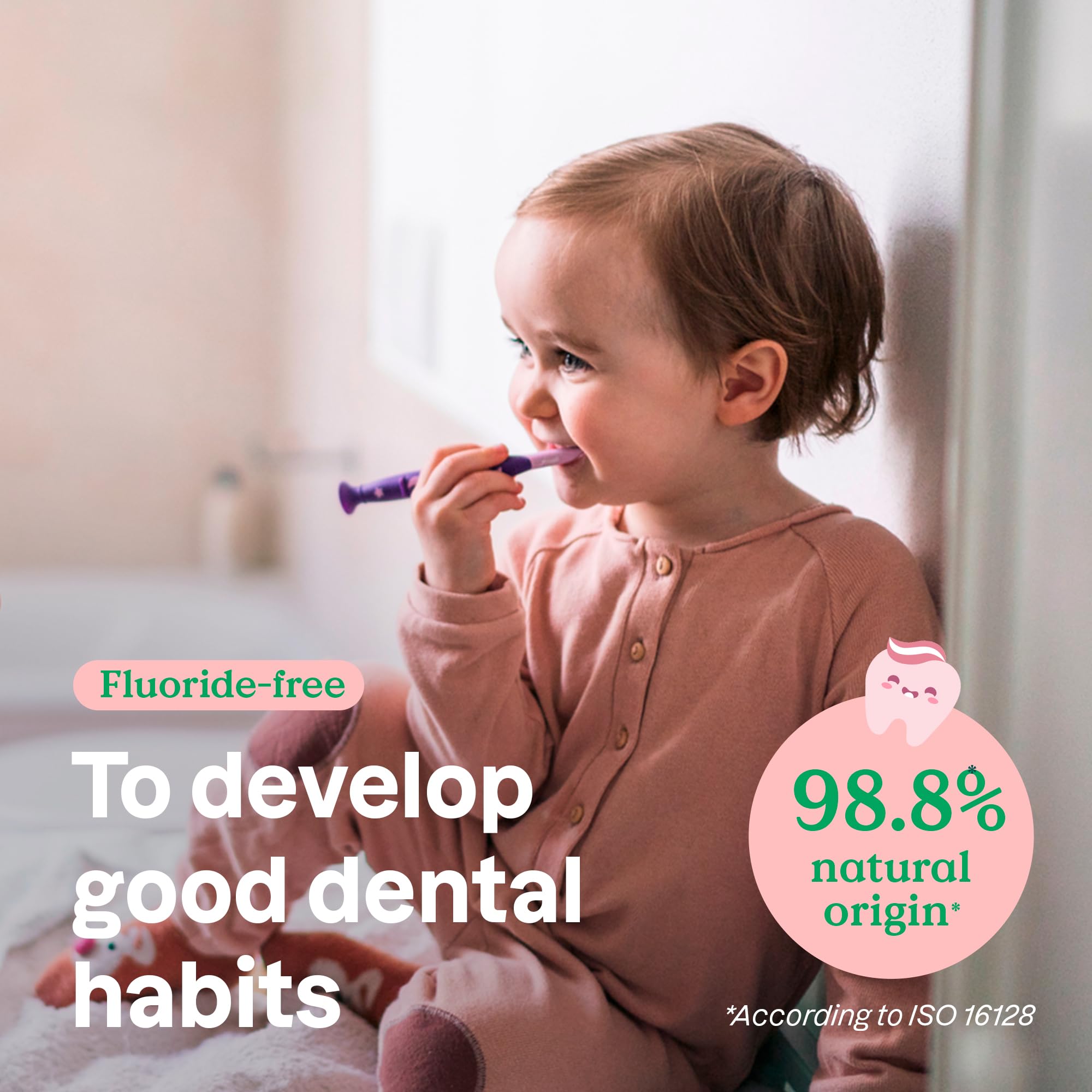 Foto 4 pulgar | Pasta De Dientes Attitude Baby And Child Training Fresa 75 Ml - Venta Internacional.