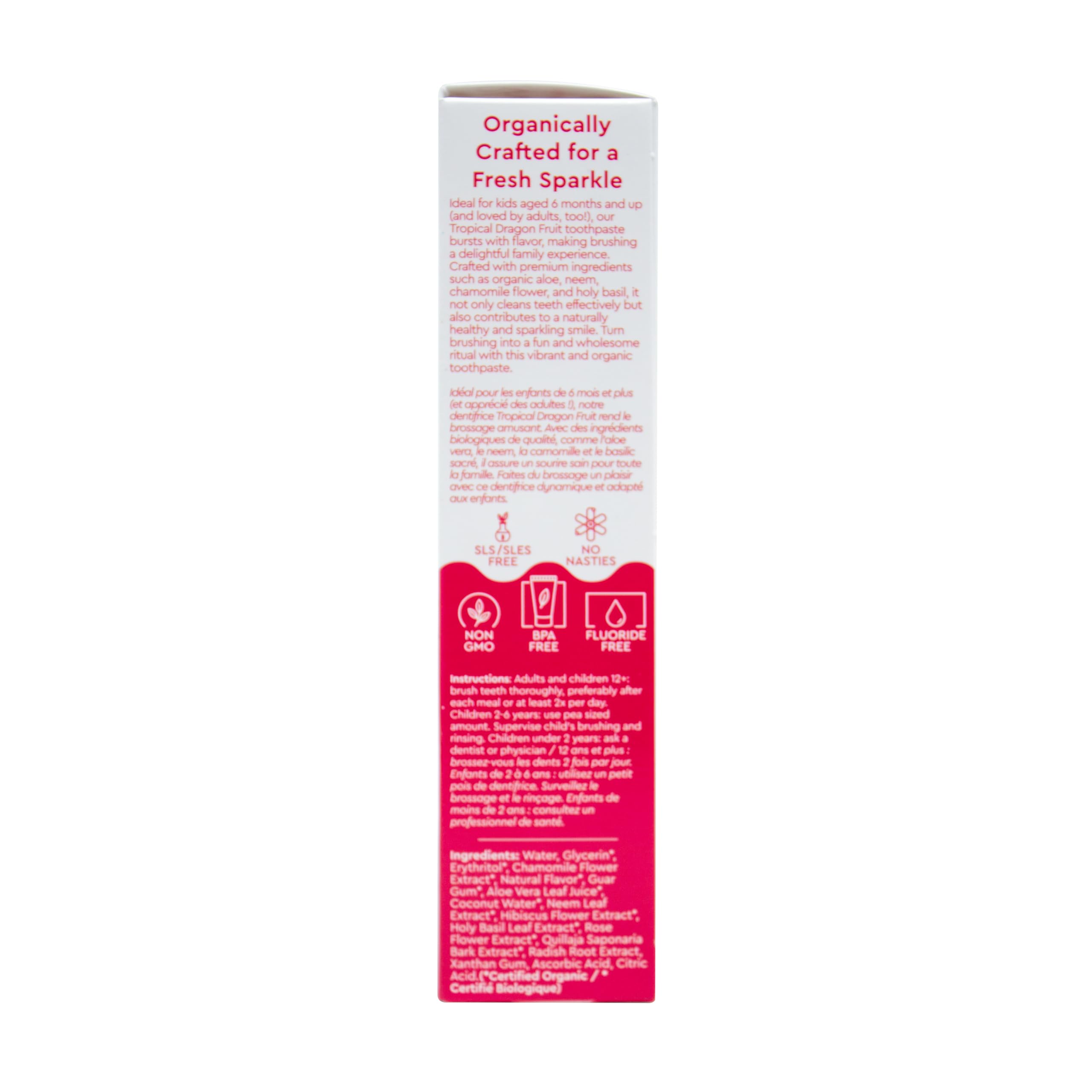 Foto 5 pulgar | Pasta De Dientes Radius Usda Organic Kids Dragon Fruit  90 Ml  Paquete De 2 - Venta Internacional.