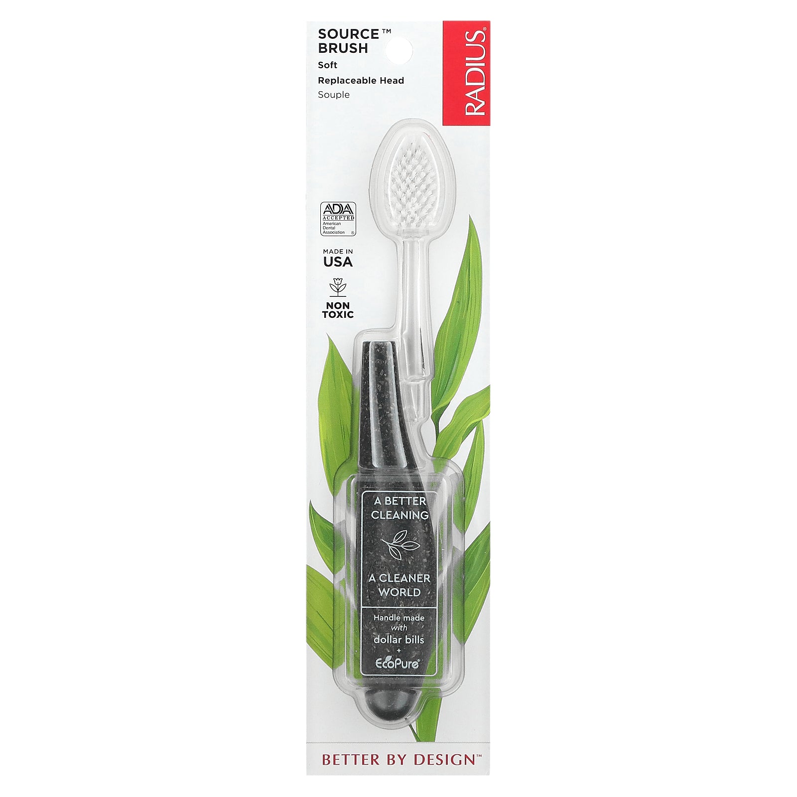 Foto 2 pulgar | Cepillo De Dientes Radius Source Brush  Cabezal Suave Y Reemplazable - Venta Internacional.