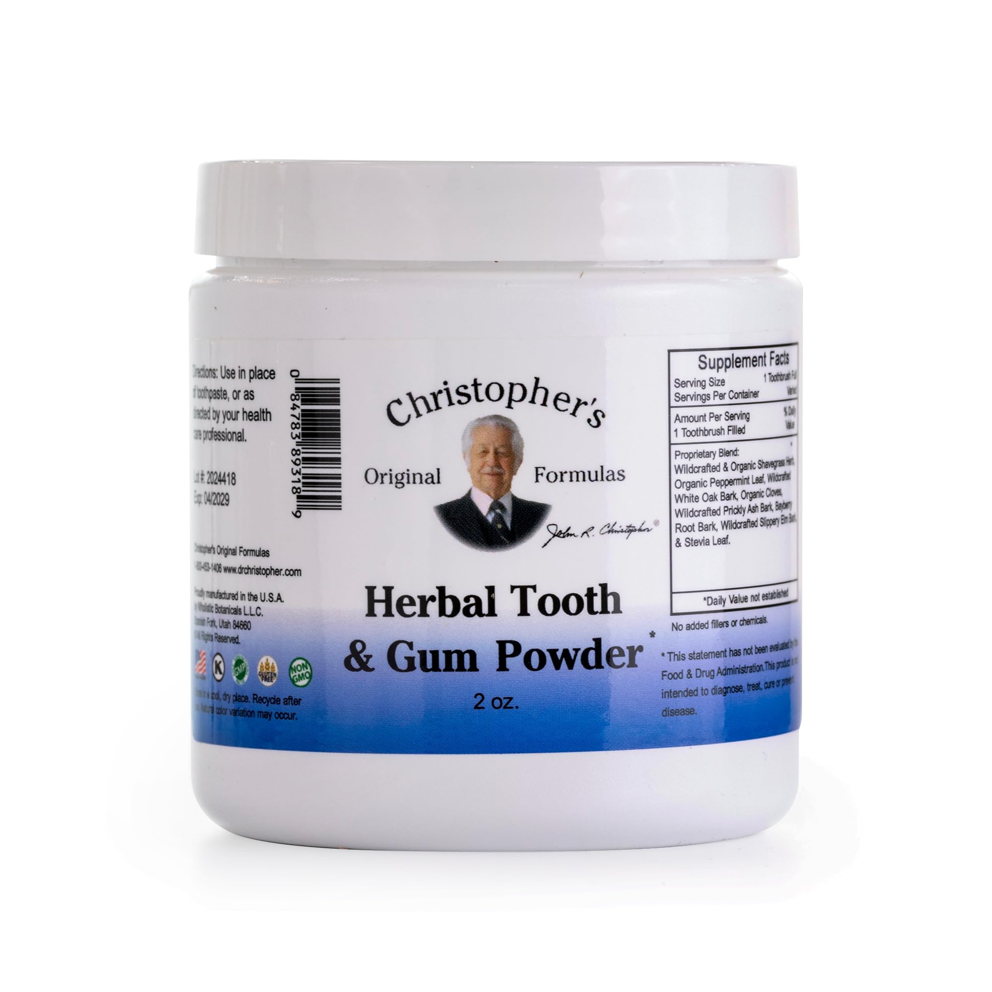 Foto 1 | Tooth & Gum Powder Christopher's Original Formulas Herbal - Venta Internacional