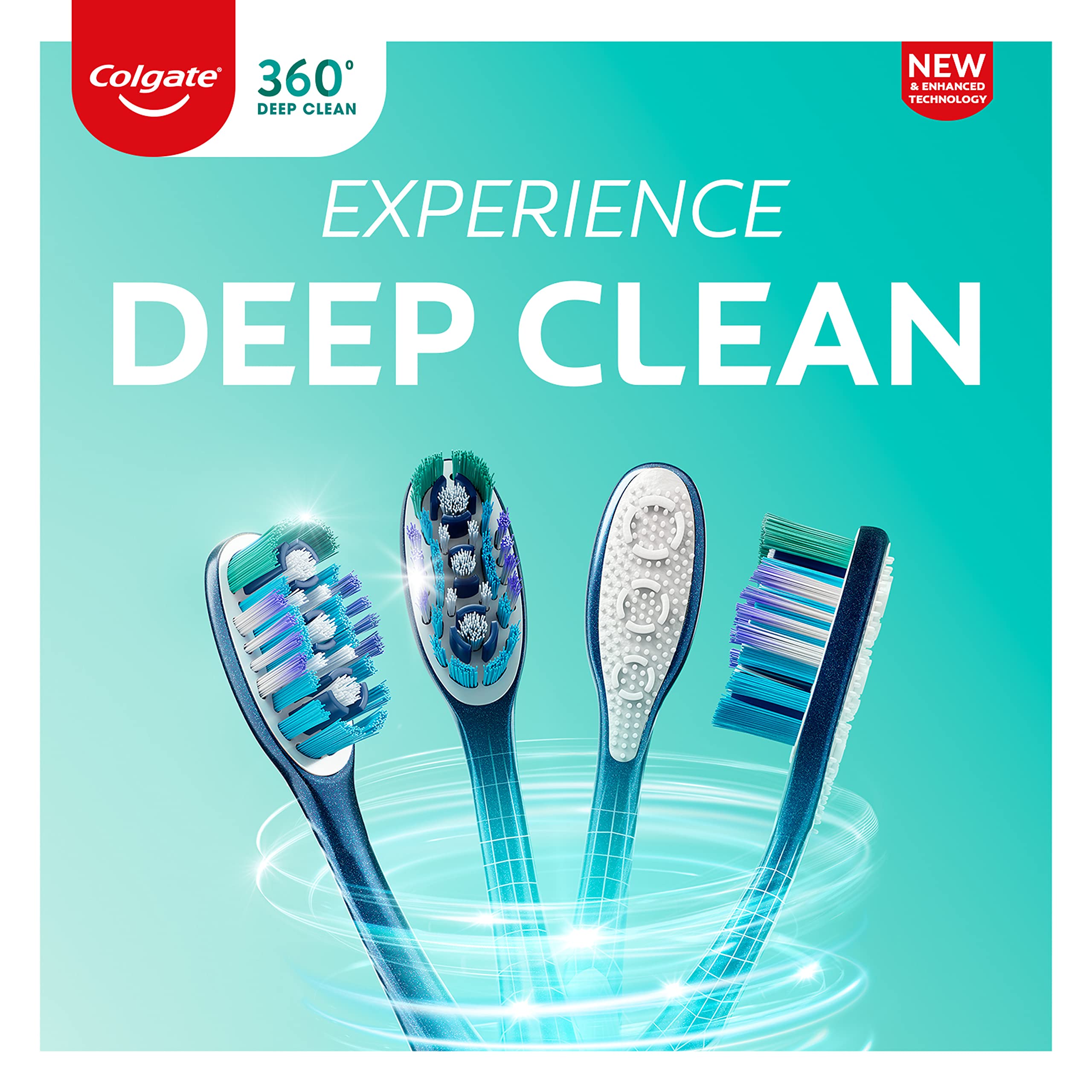Foto 3 pulgar | Cepillo De Dientes Colgate 360 Whole Mouth Adult Soft  Paquete De 4 - Venta Internacional.