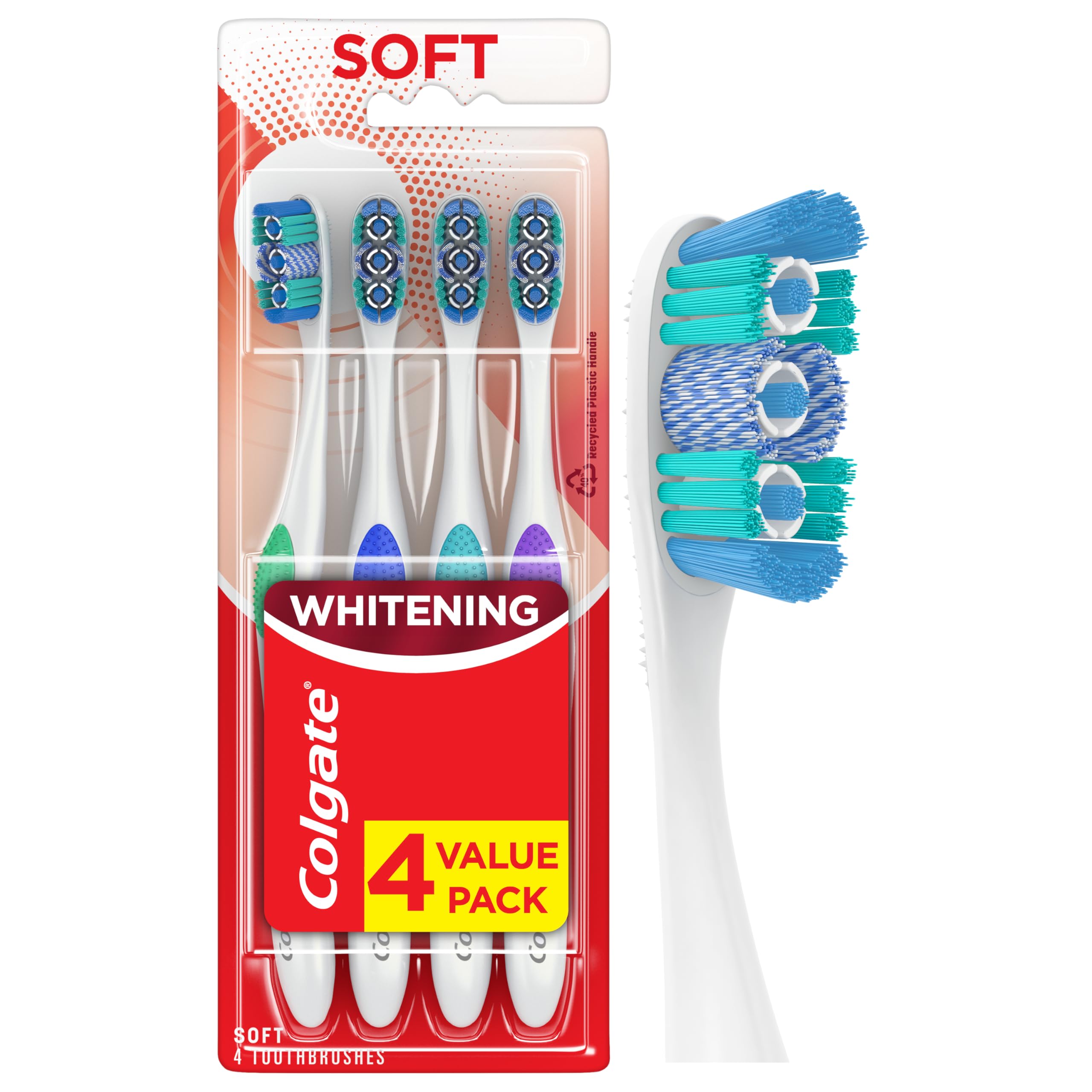 Cepillo De Dientes Colgate 360 Optic White Whitening Adult Soft  Paquete De 4 - Venta Internacional.